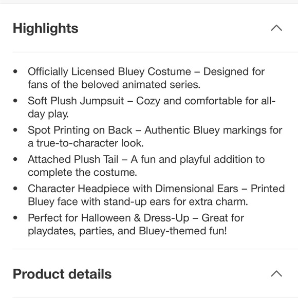 Bluey Kids Costume - Picture 8 of 10